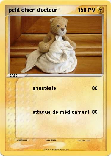 Pokemon petit chien docteur 