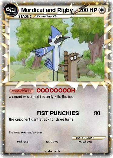 Pokemon Mordicai and Rigby