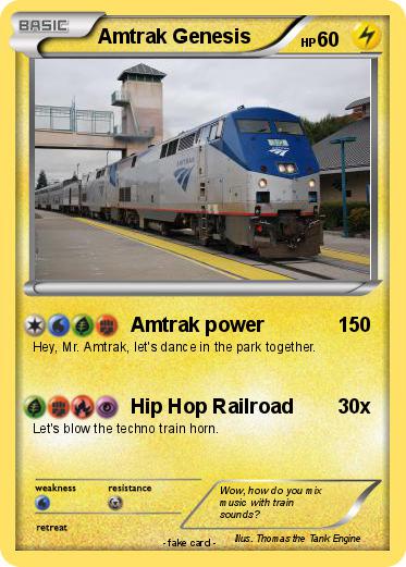 Pokemon Amtrak Genesis
