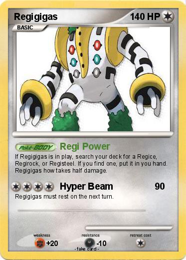 Pokemon Regigigas