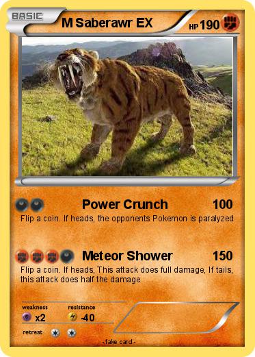 Pokemon M Saberawr EX