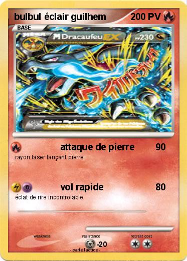 Pokemon bulbul éclair guilhem