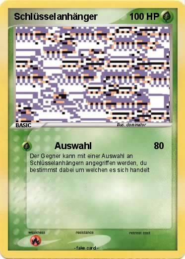 Pokemon Schlüsselanhänger