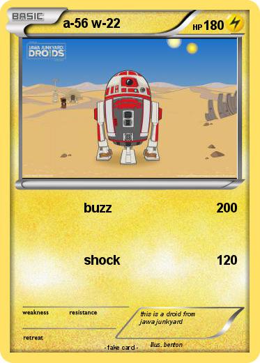 Pokemon a-56 w-22