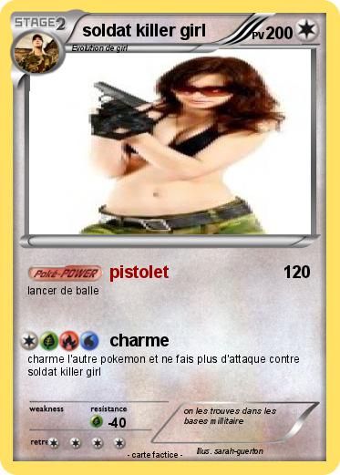 Pokemon soldat killer girl
