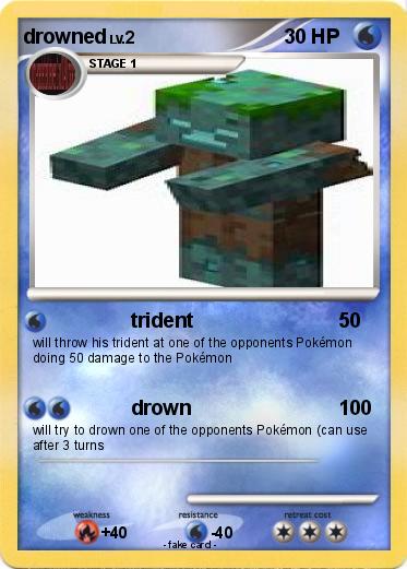 Pokemon drowned