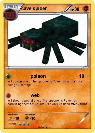 Pokemon cave spider