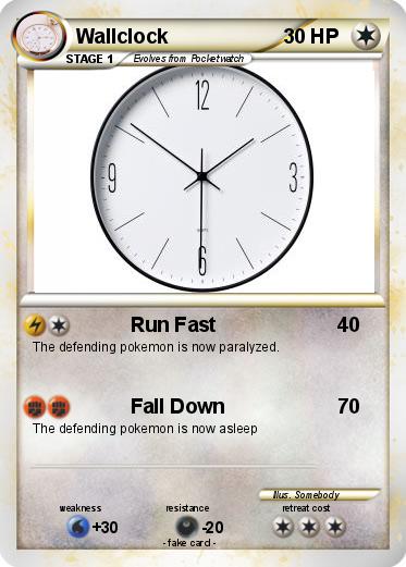 Pokemon Wallclock