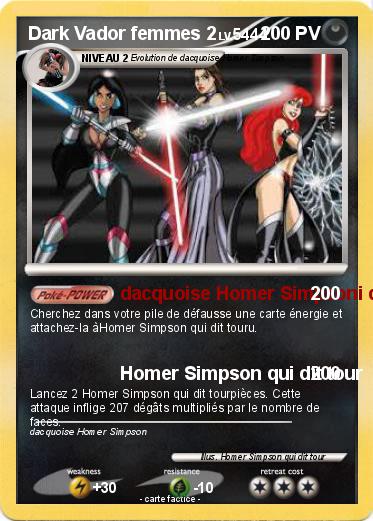 Pokemon Dark Vador femmes 2