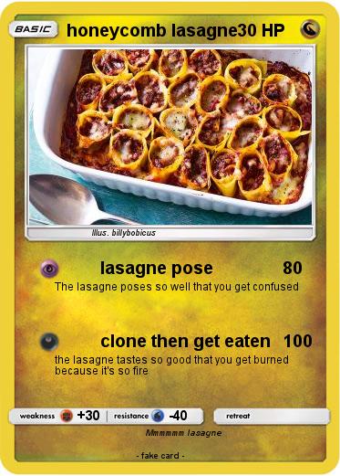 Pokemon honeycomb lasagne