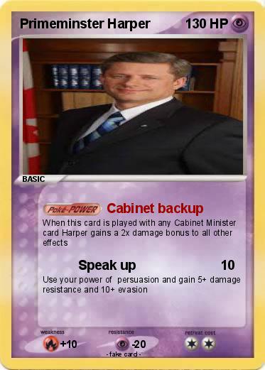 Pokemon Primeminster Harper