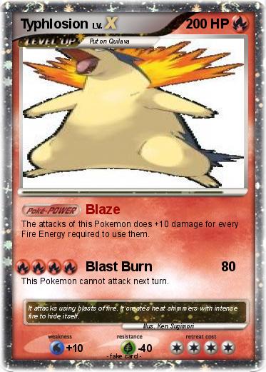 Pokemon Typhlosion