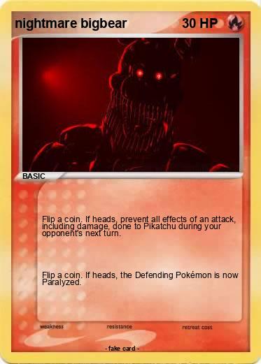 Pokemon nightmare bigbear