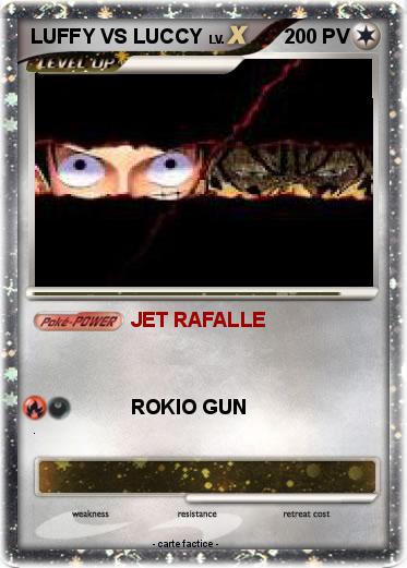 Pokemon LUFFY VS LUCCY