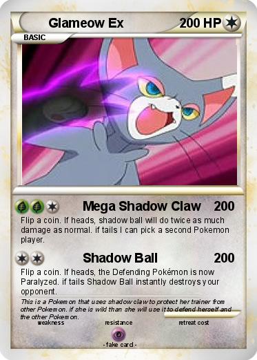 Pokemon Glameow Ex