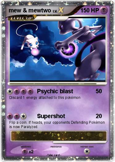 Pokemon mew & mewtwo