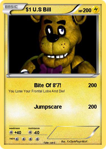 Pokemon $1 U.S Bill
