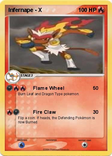Pokemon Infernape - X