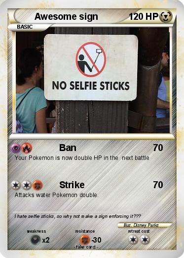 Pokemon Awesome sign