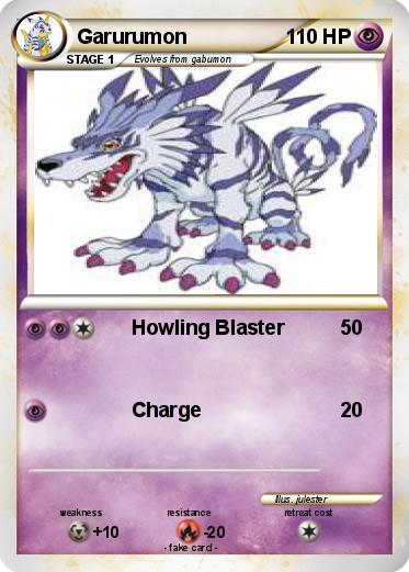 Pokemon Garurumon