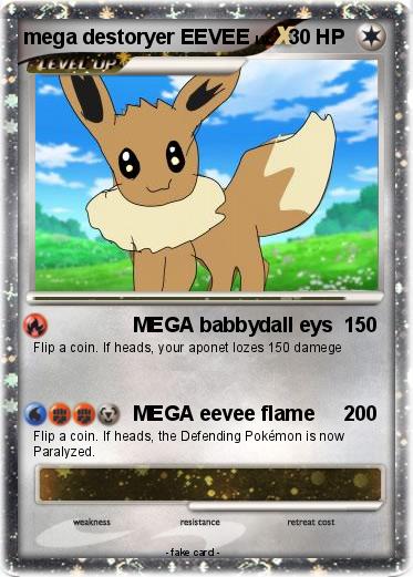 Pokemon mega destoryer EEVEE