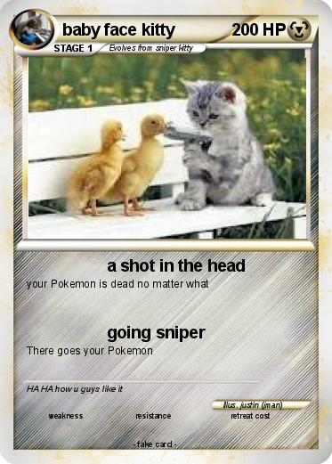 Pokemon baby face kitty