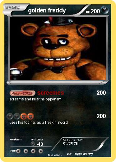 Pokemon golden freddy