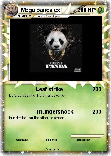 Pokemon Mega panda ex