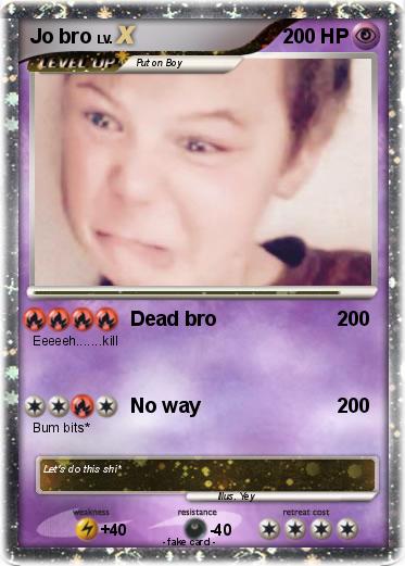 Pokemon Jo bro