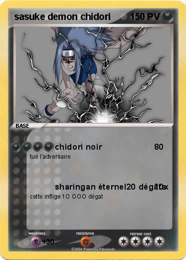 Pokemon sasuke demon chidori