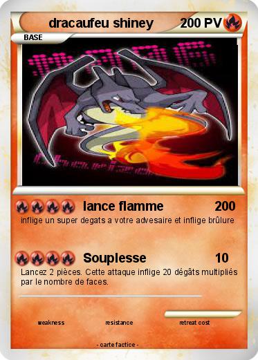 Pokemon dracaufeu shiney