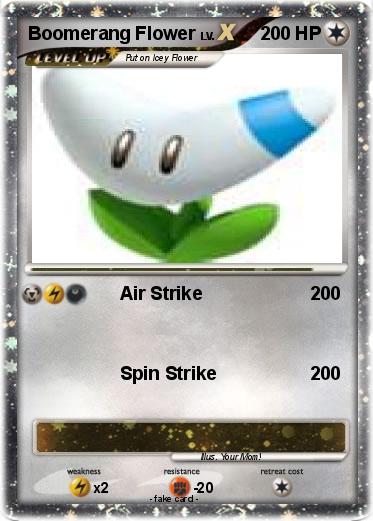 Pokemon Boomerang Flower