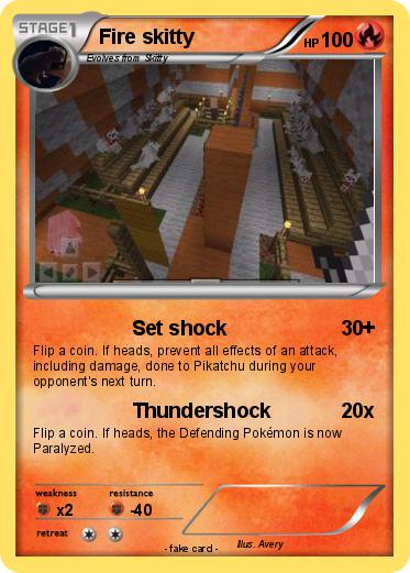 Pokemon Fire skitty