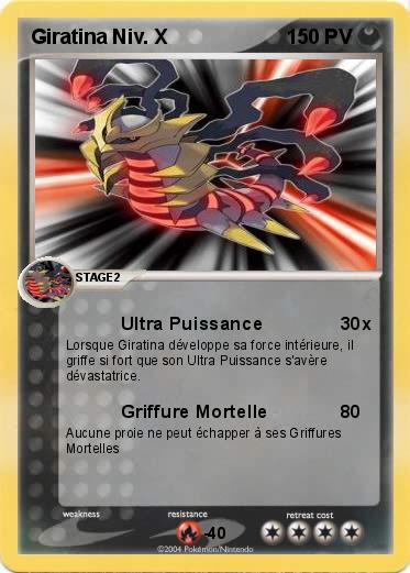 Pokemon Giratina Niv. X