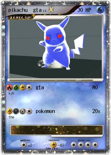 Pokemon pikachu  gta