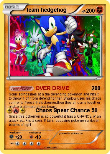 Pokemon team hedgehog