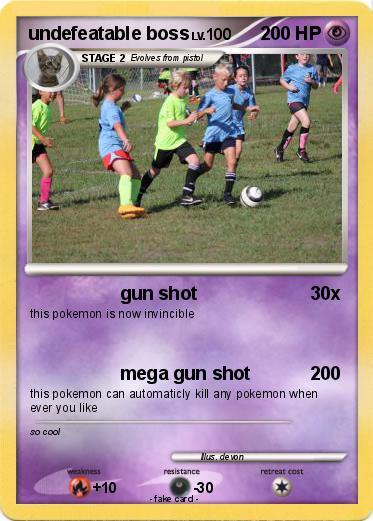 Pokemon undefeatable boss