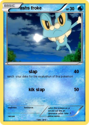 Pokemon ashs froke