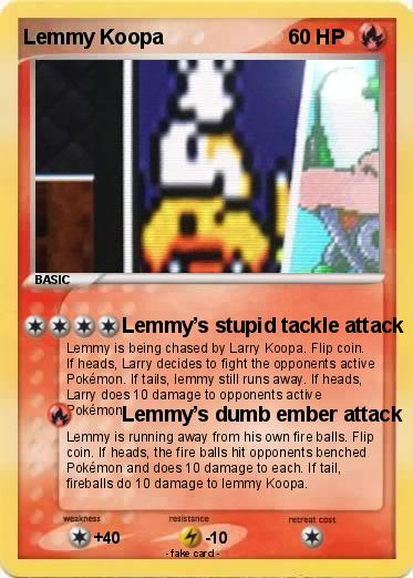 Pokemon Lemmy Koopa