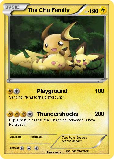 Pokemon The Chu Family