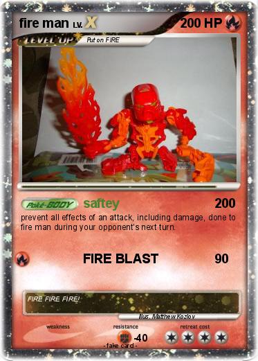 Pokemon fire man