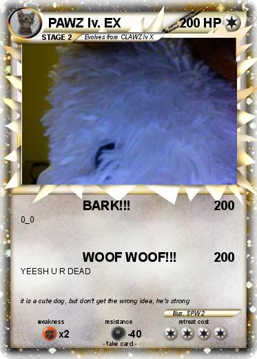 Pokemon PAWZ lv. EX