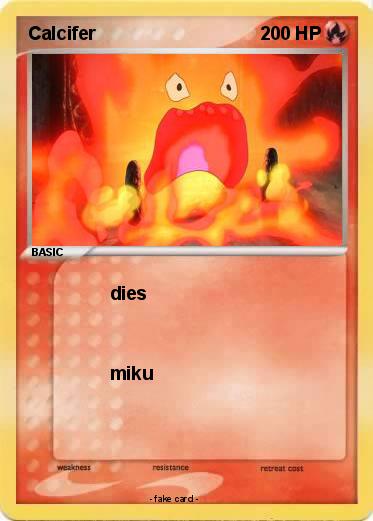 Pokemon Calcifer