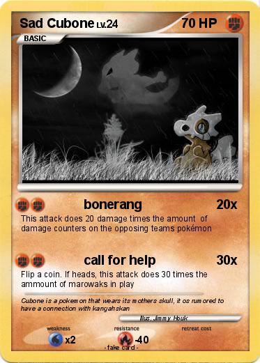 Pokemon Sad Cubone