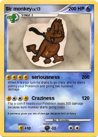 Pokemon Sir monkey