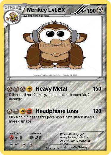 Pokemon Menkey Lvl.EX