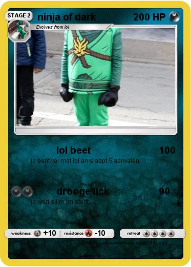 Pokemon ninja of dark