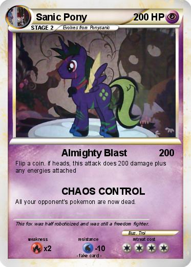 Pokemon Sanic Pony