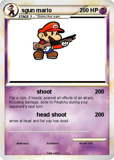 Pokemon sgun mario