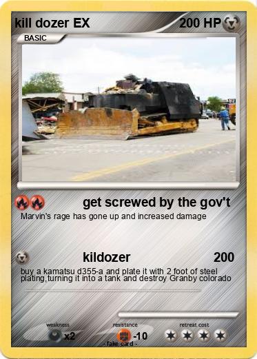 Pokemon kill dozer EX